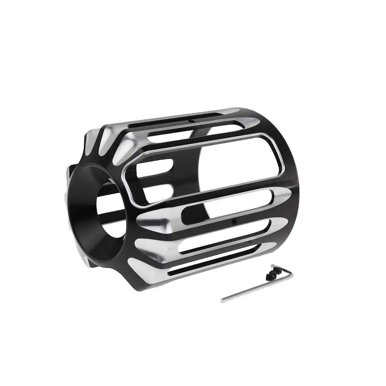 Motorcycle Black CNC Aluminum Cut Oil Filter Cover Fit For Touring Softail Dyna | Mactions