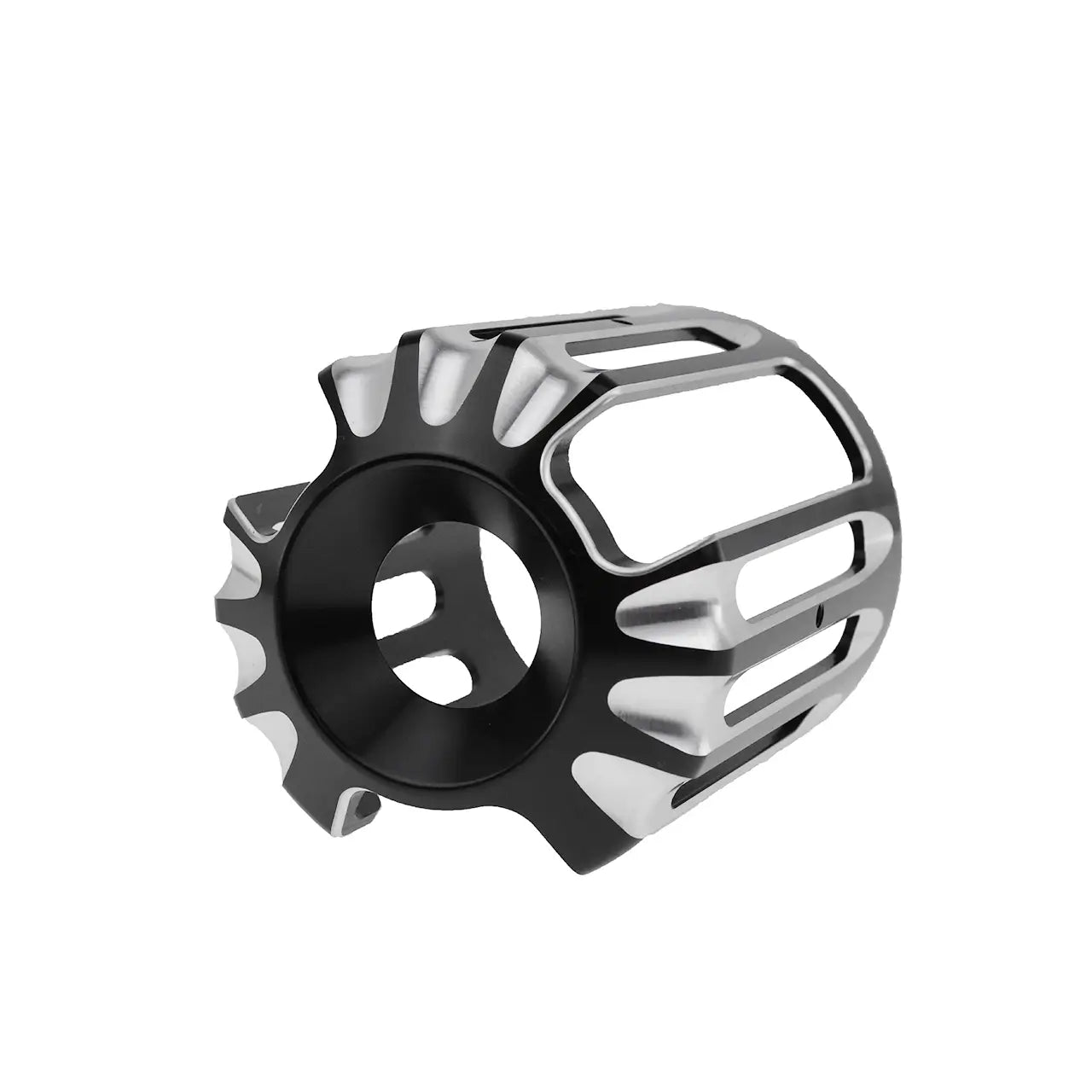 Motorcycle Black CNC Aluminum Cut Oil Filter Cover Fit For Touring Softail Dyna | Mactions