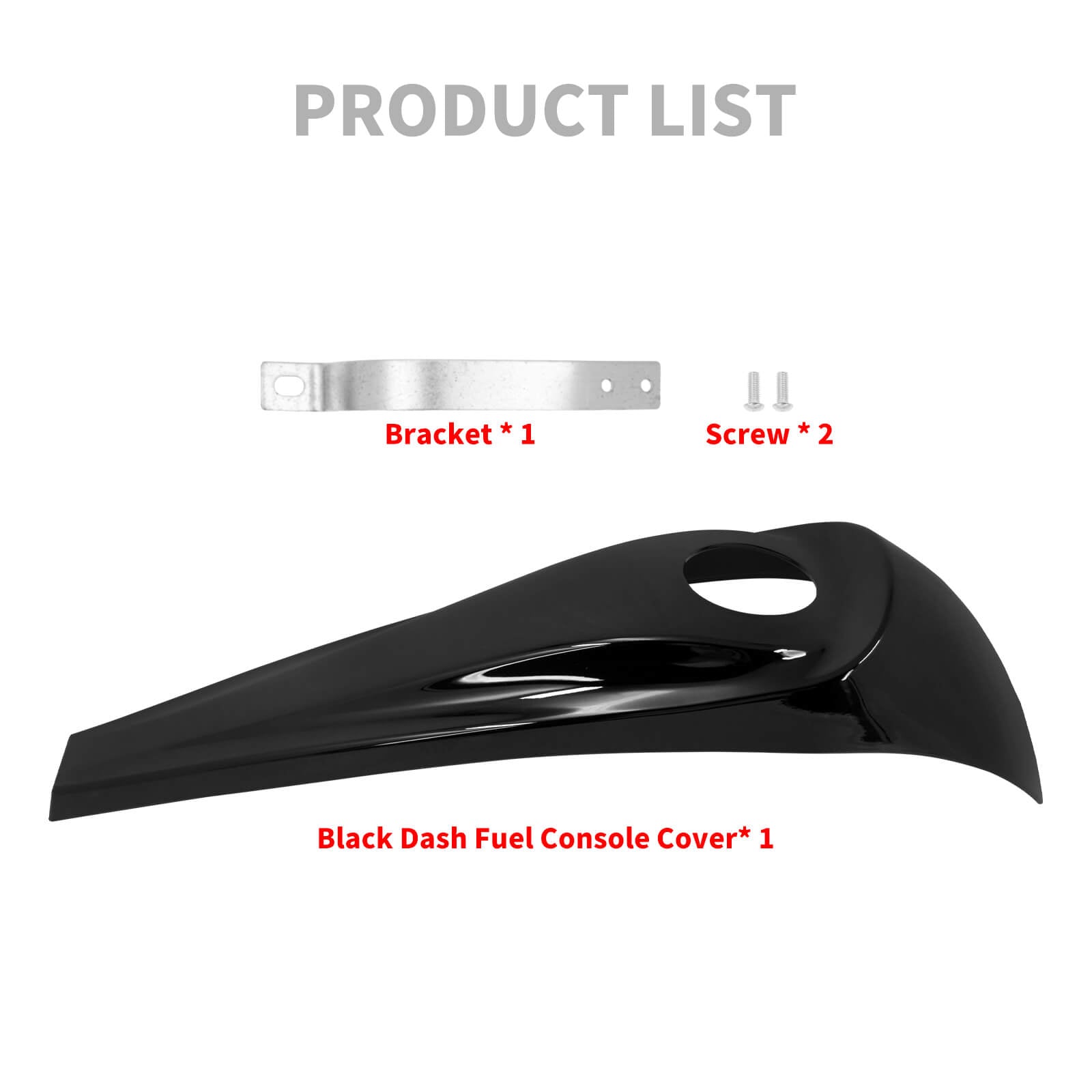 CR010501 mactions Dash Fuel Console Cover Fit Harley touring list