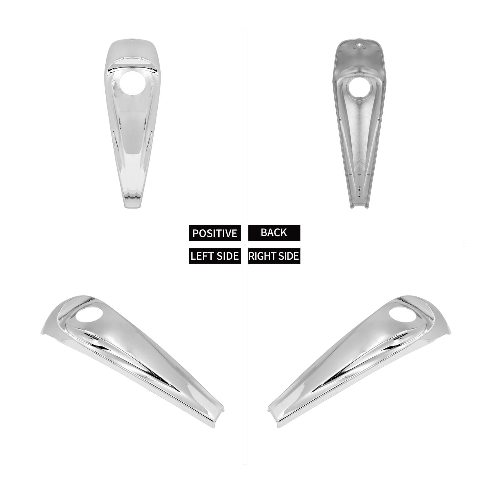 CR010502 mactions Dash Fuel Console Cover Fit Harley electra glide