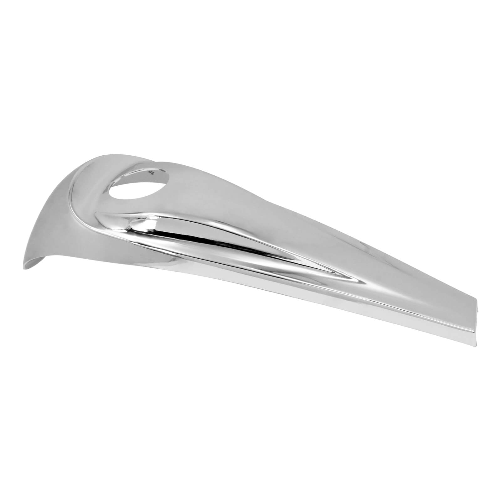 CR010502 mactions Dash Fuel Console Cover Fit Harley electra glide chrome