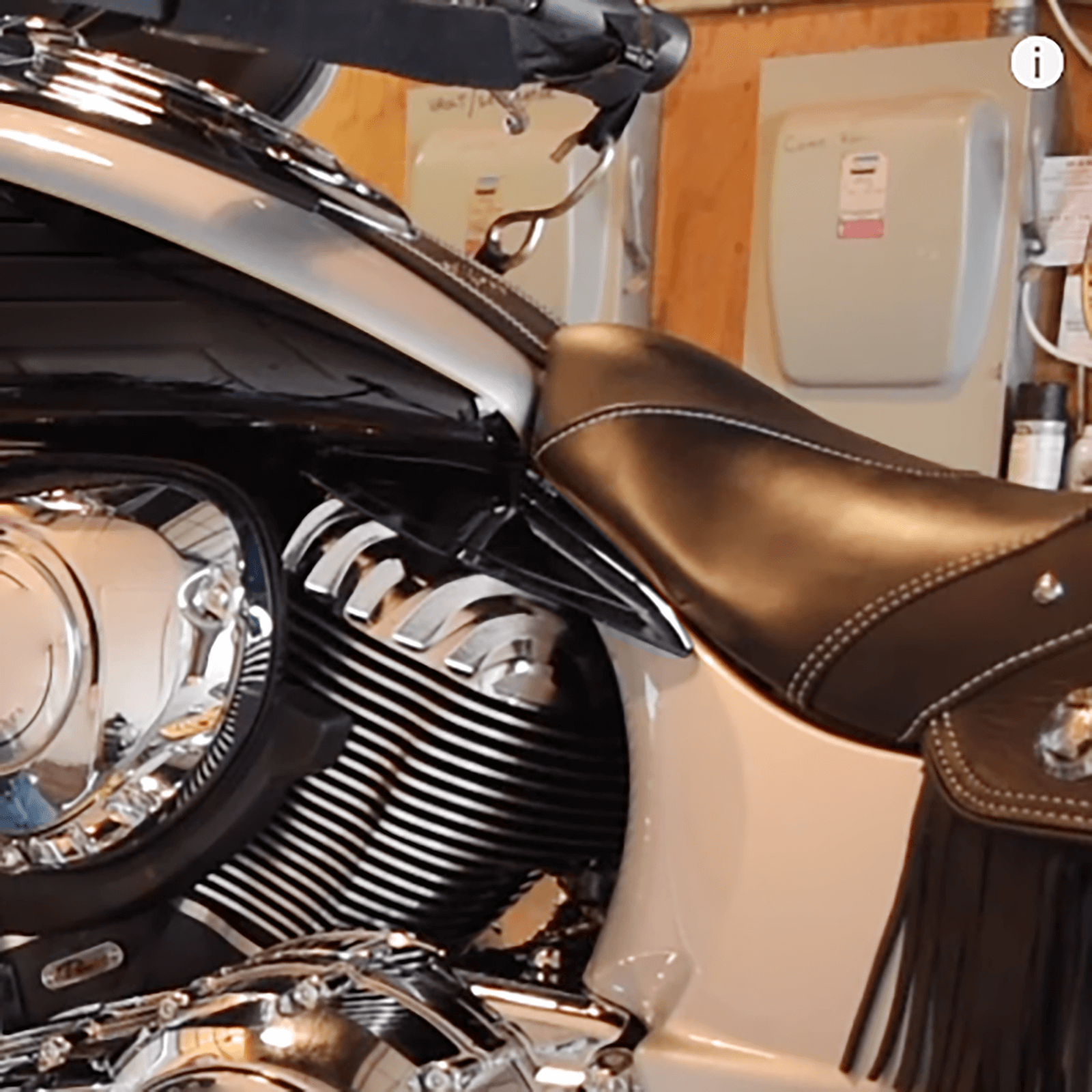 CR011003 indian air heat deflector for chieftain