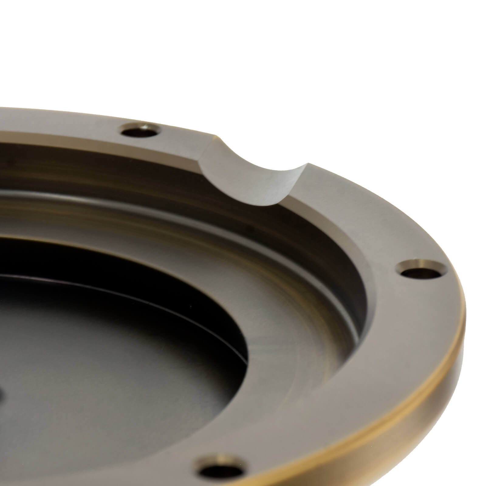 CR011802 MACTIONS Vintage Bronze 6-Hole Derby Cover & Timing Cover Set For Harley Sportster 2021 - details