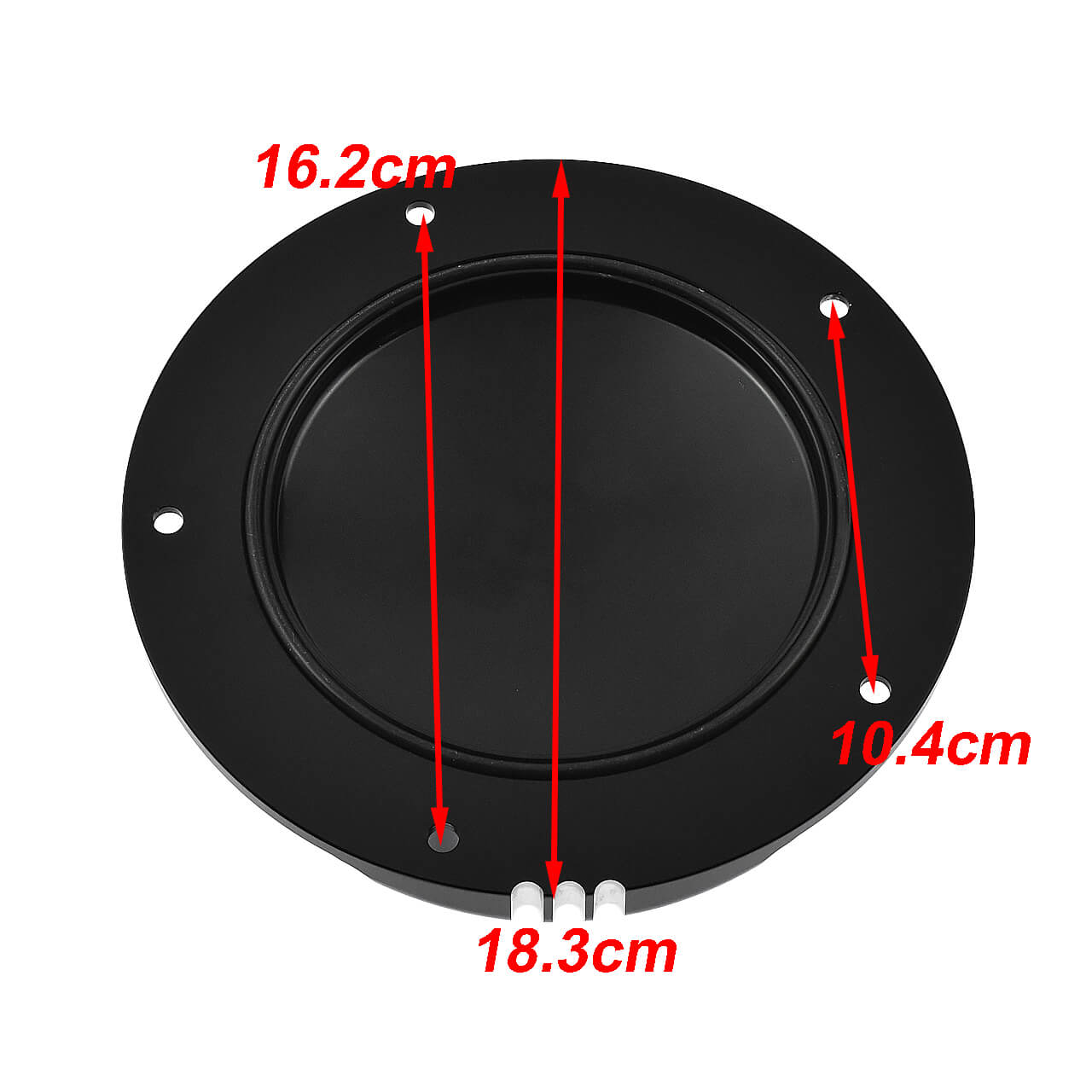 CR015301 MACTIONS Contrast Cut 5-Hole Derby & Timing Cover Set For Harley Twin Cam - size