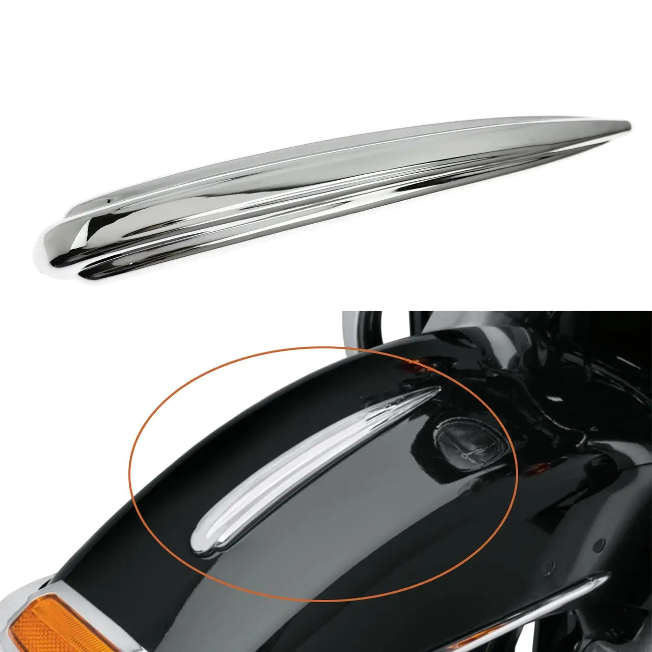 Front Fender Trim For FLD '12-'16 Softail '86-'17 Touring Trike '84-up | Mactions