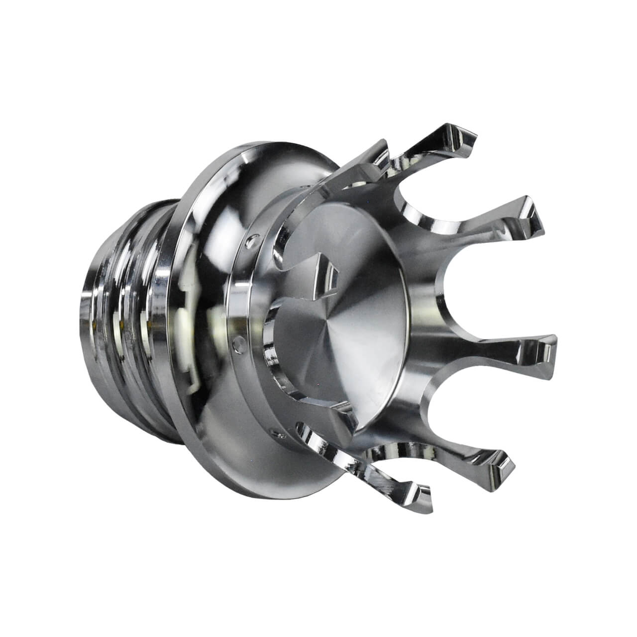 King Crown Gas Cap Fuel Tank Right-hand Thread Billet Aluminum Fit Harley | Mactions