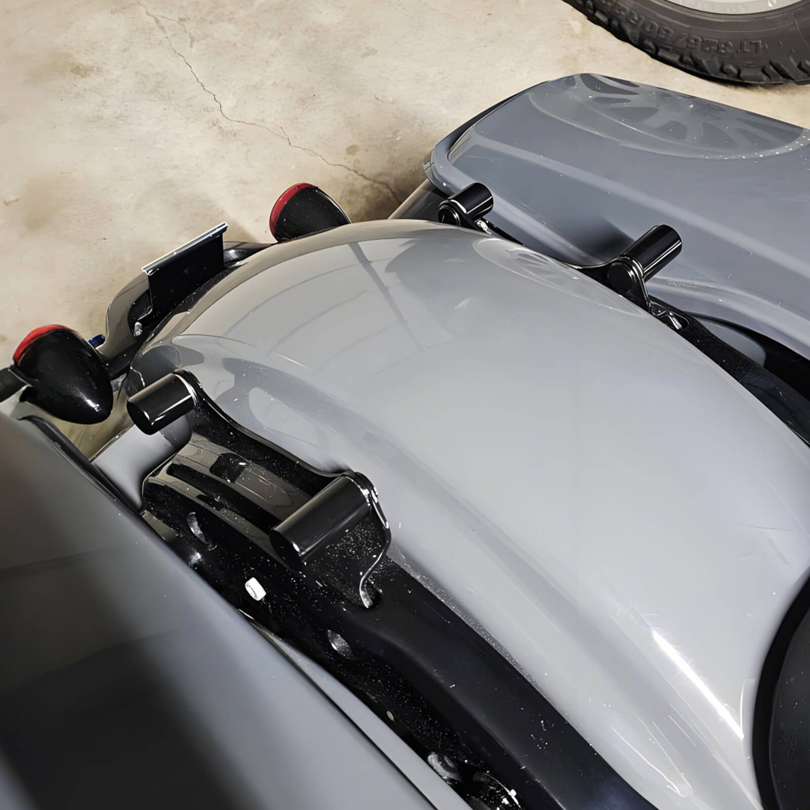 CR024101 mactions MOTORCYCLE Docking Hardware Cover For Harley dyna