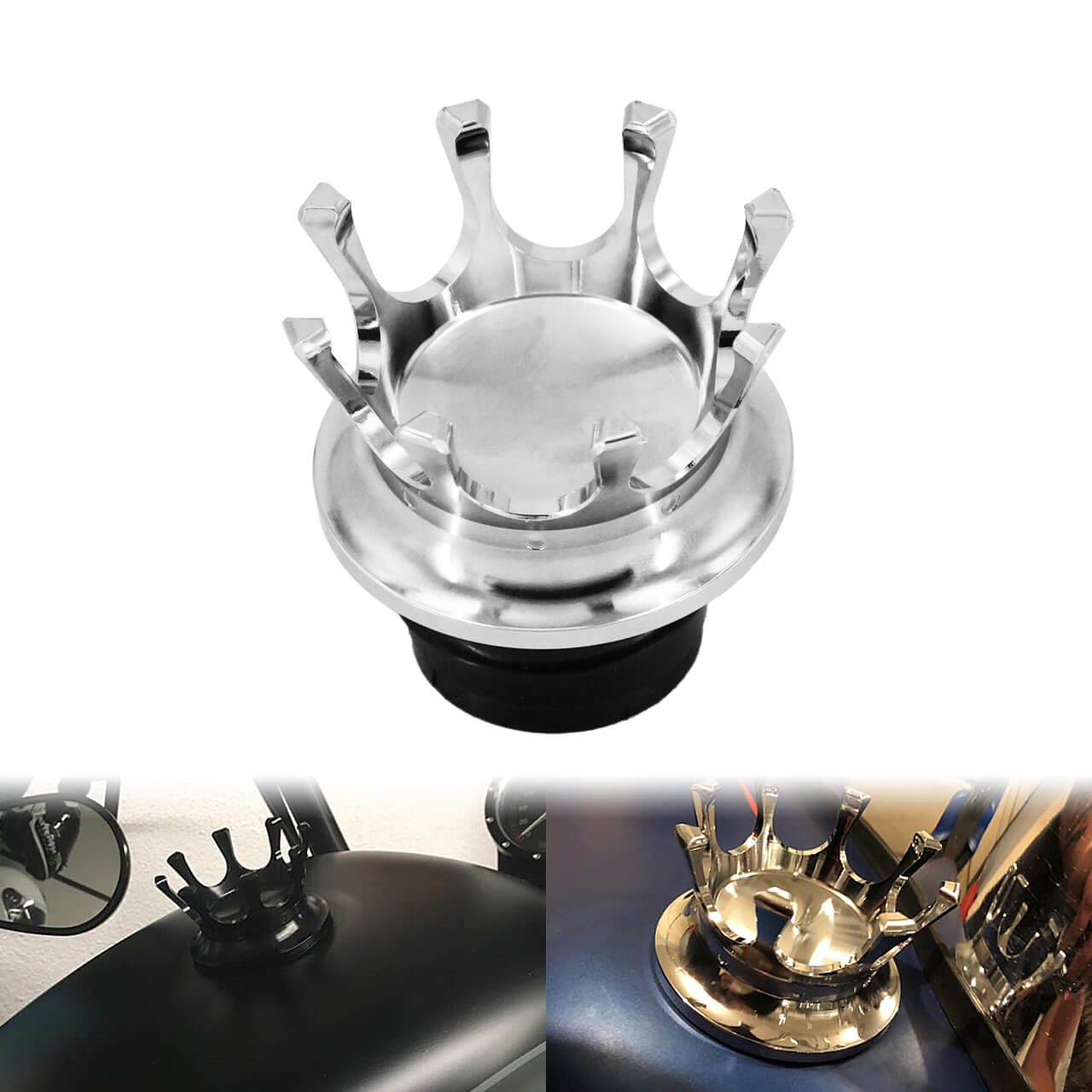 CR024902 mactions Gas Cap Fuel Tank Right-Hand Thread for harley road king