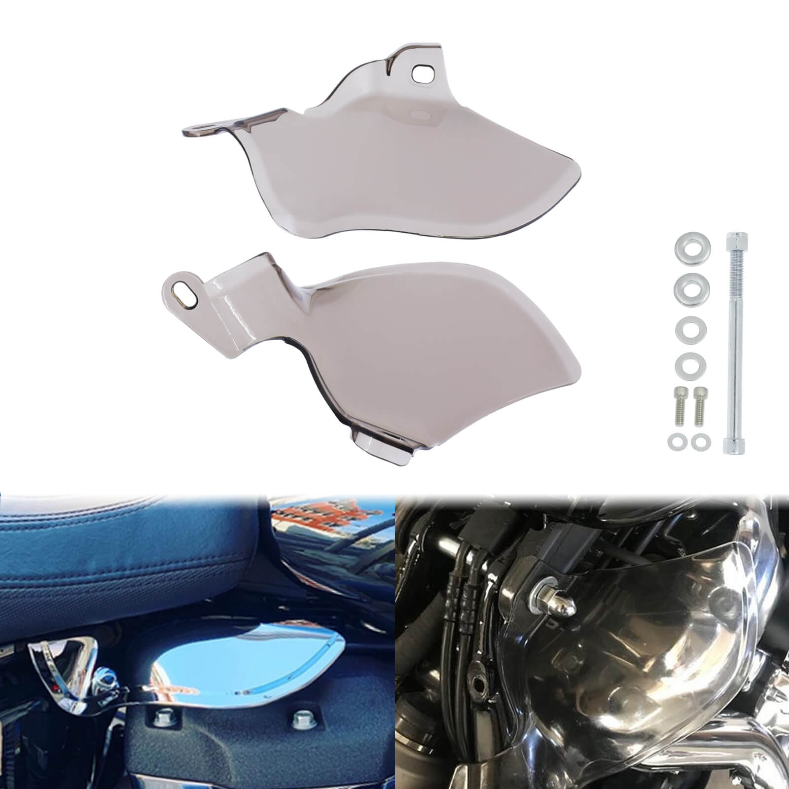 Motorcycle Saddle Heat Shield Deflector for Harley Softail '18-'22 | Mactions