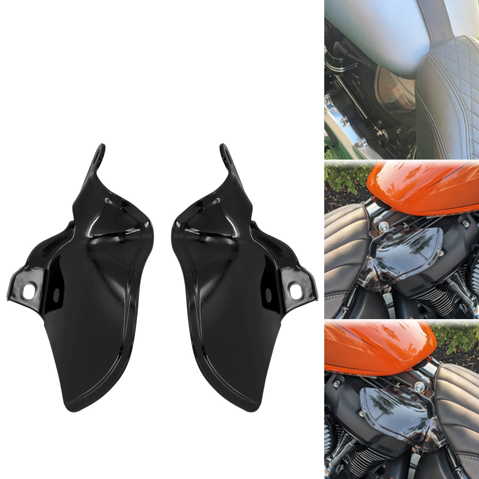 Motorcycle Saddle Heat Shield Deflector for Harley Softail '18-'22 | Mactions