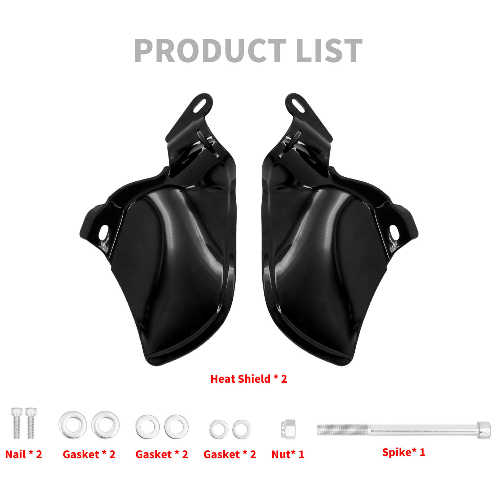 Motorcycle Saddle Heat Shield Deflector for Harley Softail '18-'22 | Mactions