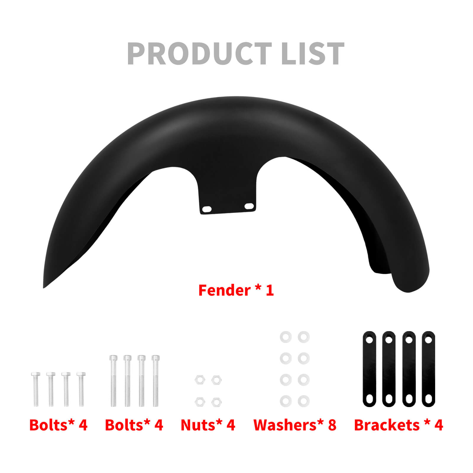 CR0264-matte-black-motorcycle-front-fender-mudguards-for-harley-roadking