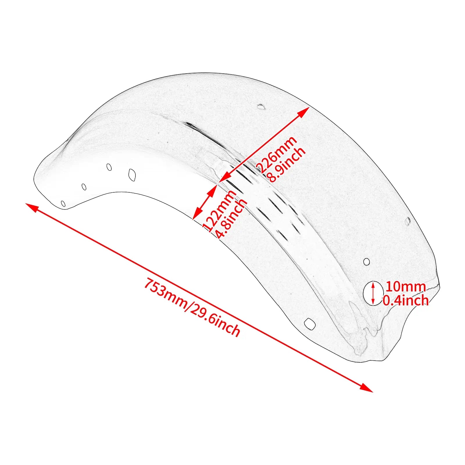 Motorcycle Rear Fender Steel Mudguard for Harley Touring '09-Up | Mactions