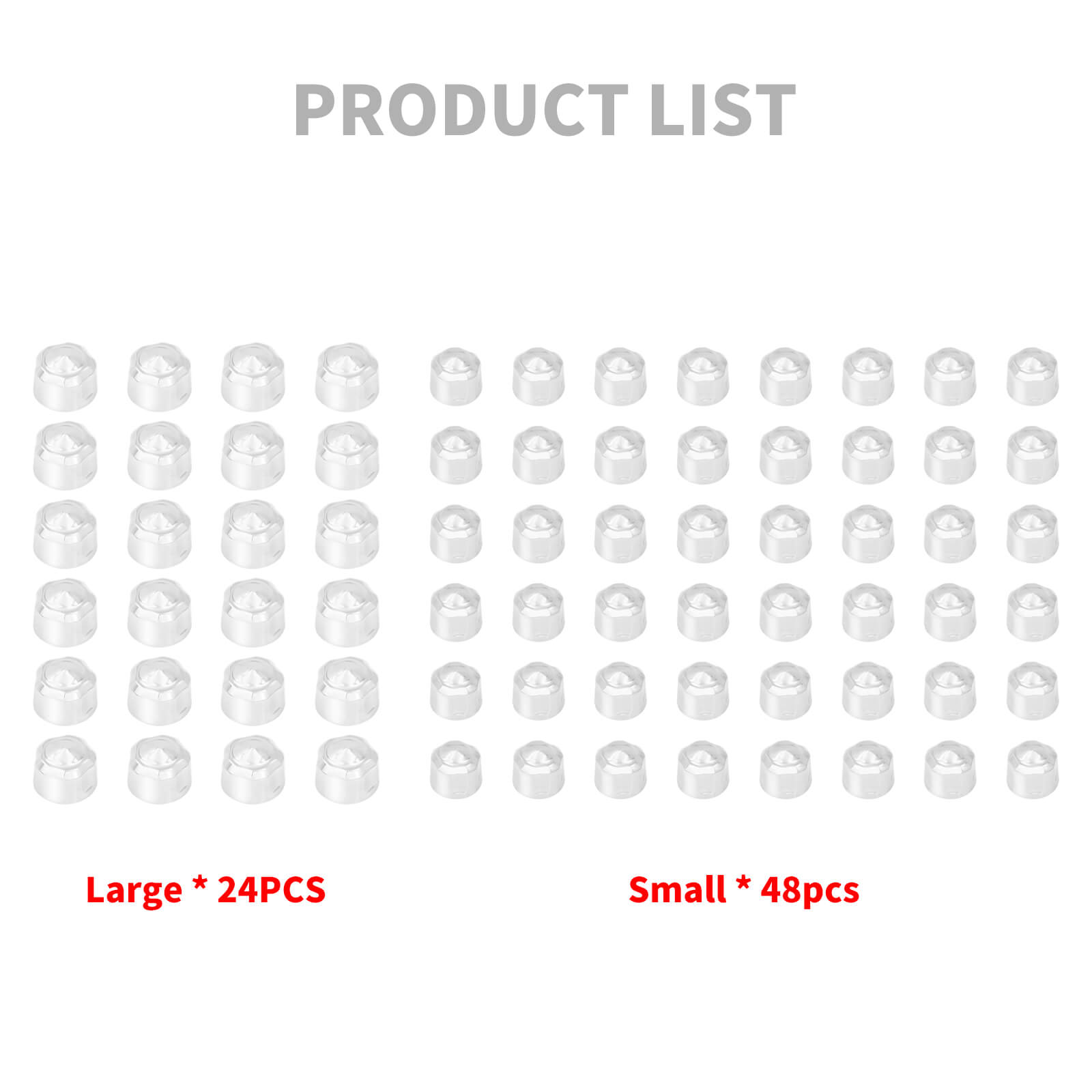 72X ABS Engine Bolt Caps Covers Set Fit For Touring Glide Softail 1999-2016 | Mactions