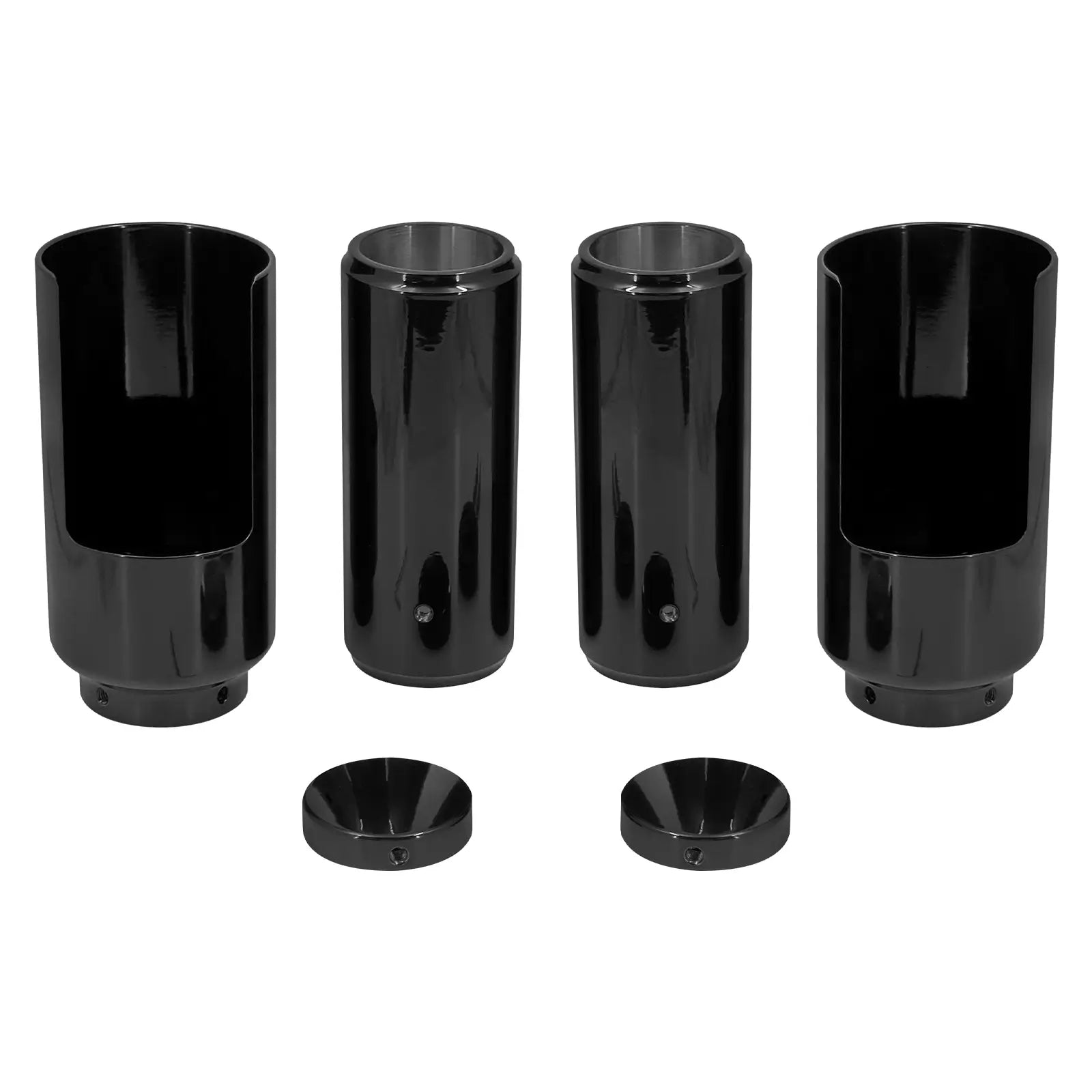 CR031801 mactions Black Front Fork Shock Absorber Cover for harley