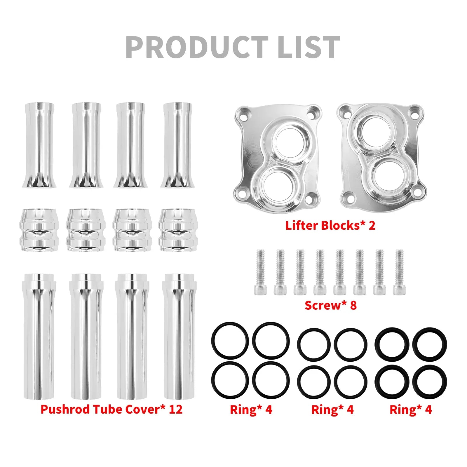 CR033302-Pushrod-Lifter-Tappet-cover-touring-chrome