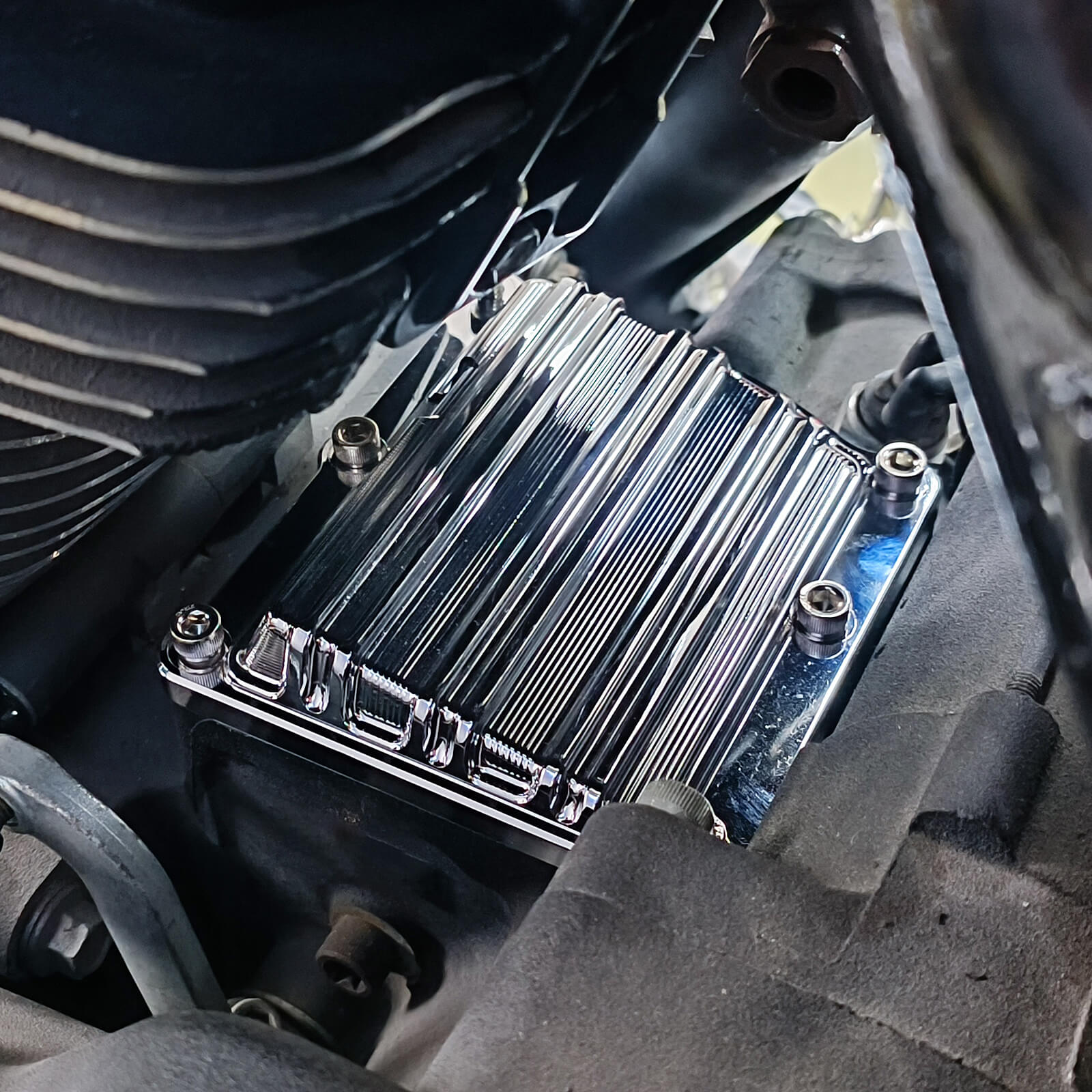 CNC Transmission Top Cover for Harley M8 Touring Trike '17-up Softail '18-'24