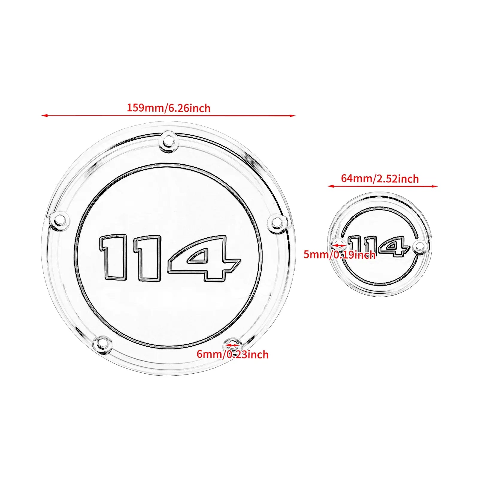 EN000404 motorcycle Derby Cover Timer Cover for harley softail 117 - size