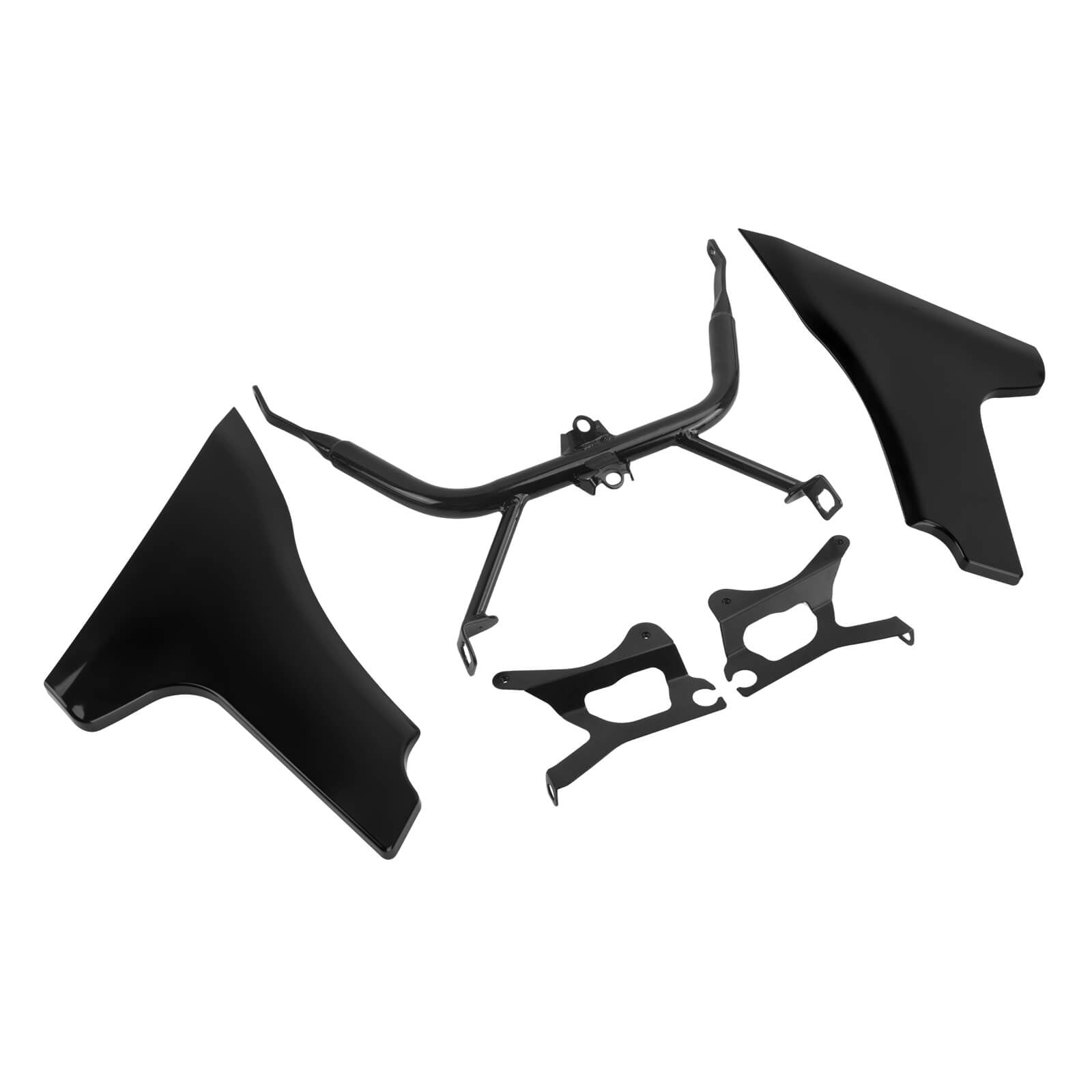 FR003301 mactions CVO Style Fairing Spoiler Kit with Engine Guard Bracket for Harley