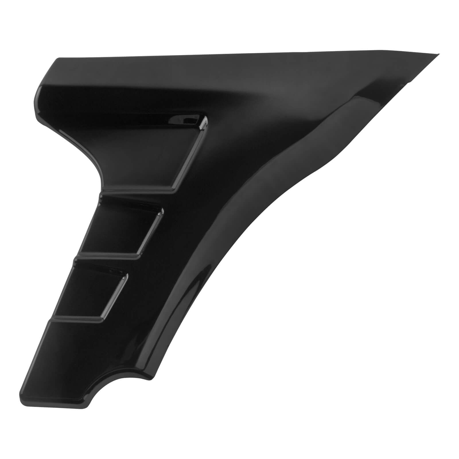 Harley CVO Road Glide Side Fairing Panel & Support Bracket Kit 2023-2024 - Gloss Black | Mactions