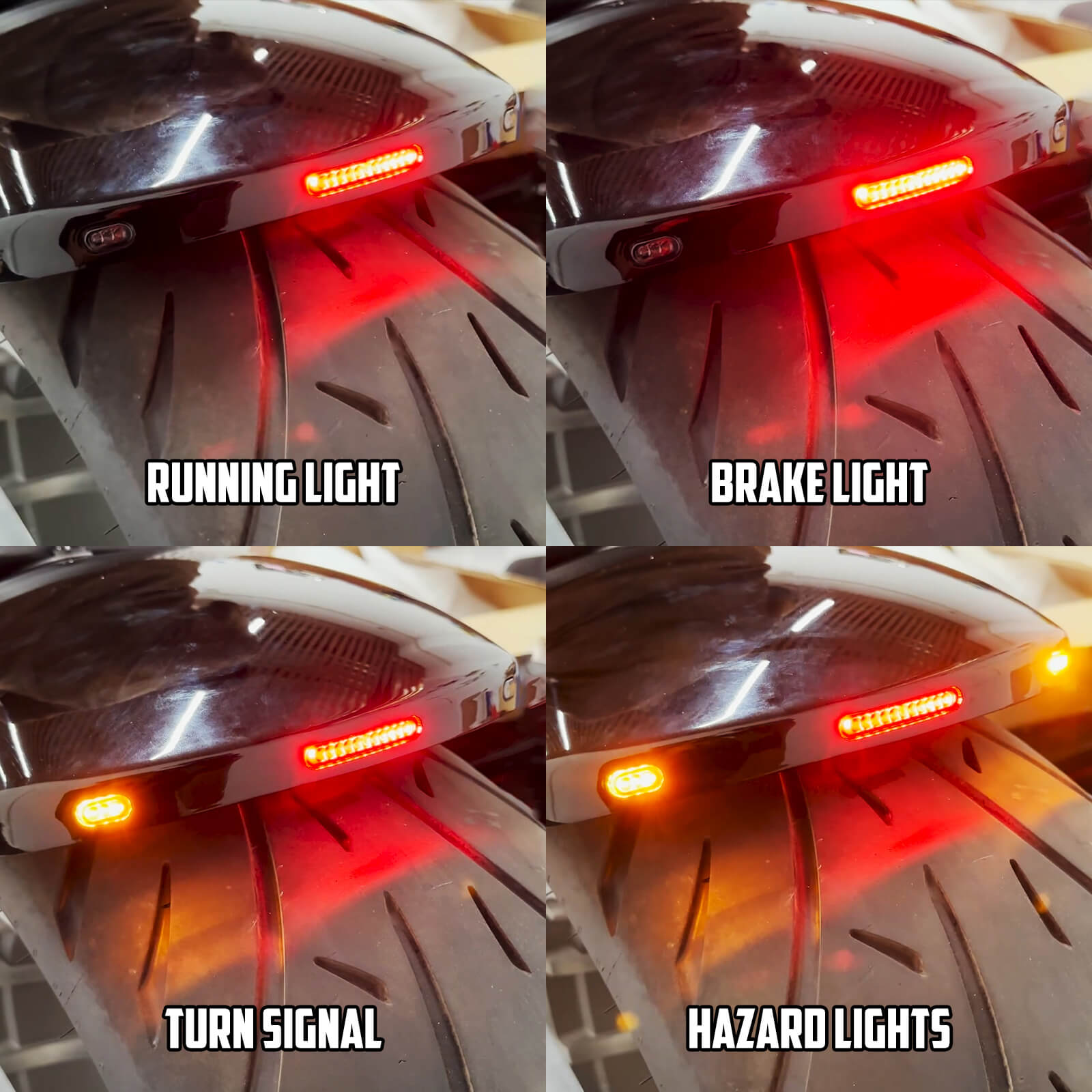 FR004501_Mactions_Heavy-Duty Metal Short Rear Fender Complete LED System For Harley Softail