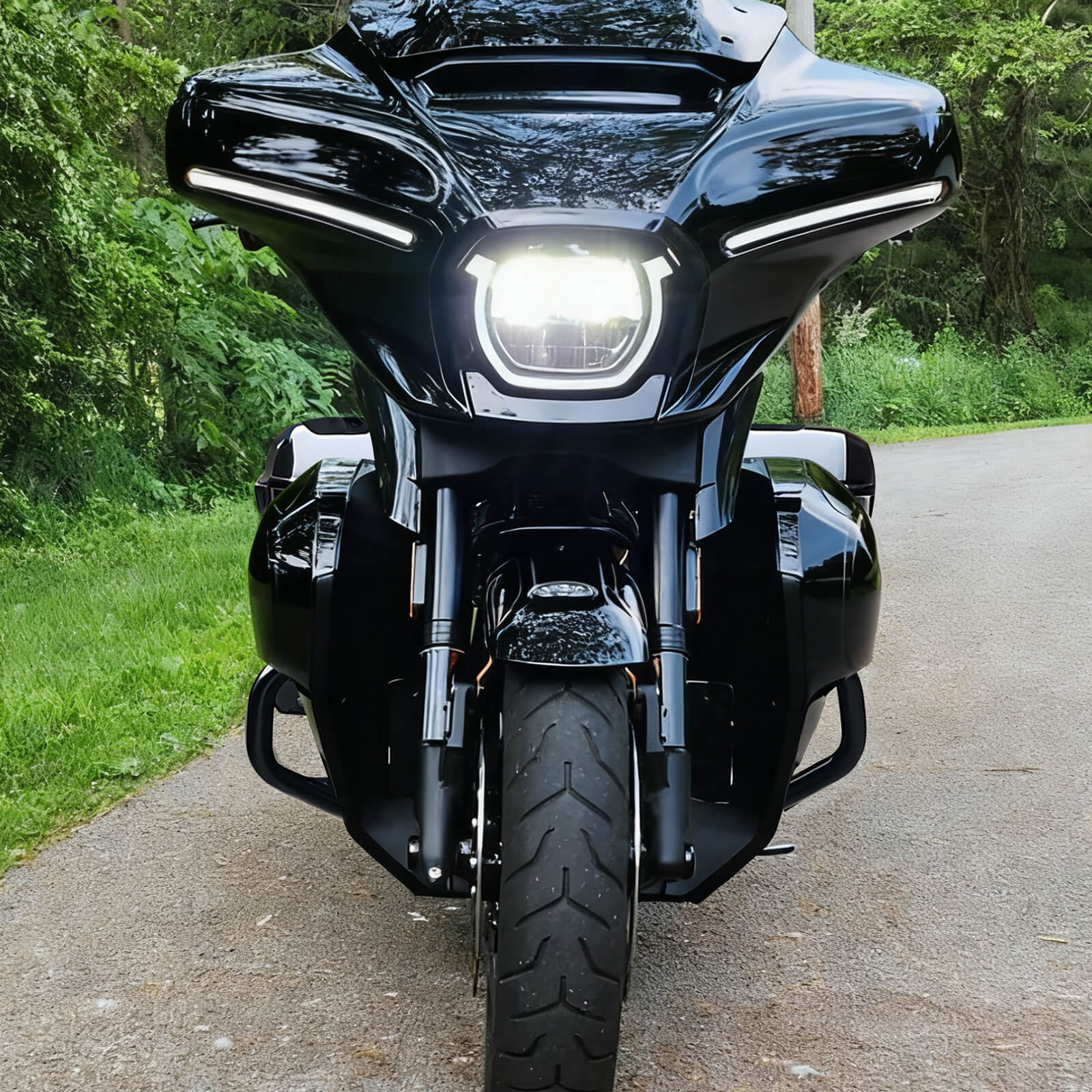 FR005001 mactions Motorcycle Fairing Lowers for Harley touring - fr005001