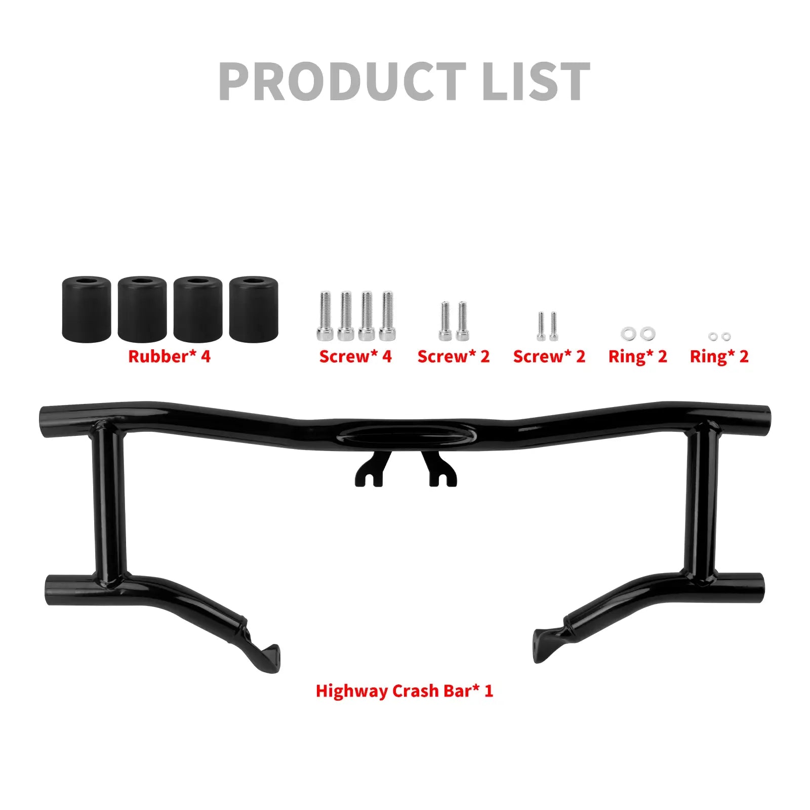 FR006401 mactions Front Highway Engine Guard for harley touring road glide - product list