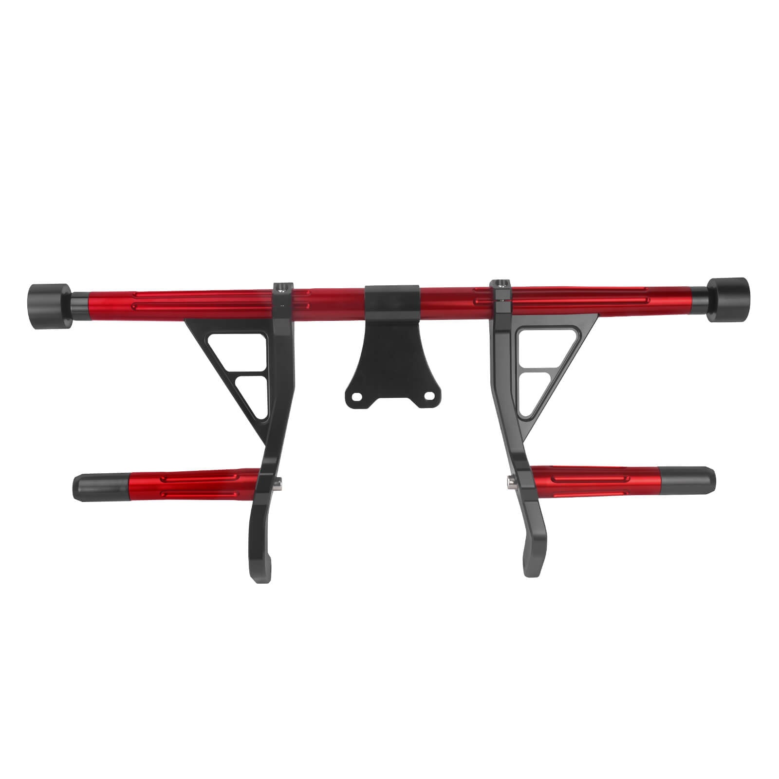 FR007102 mactions CNC Aluminum Flat-Out Front Engine Guard for harley road glide - red