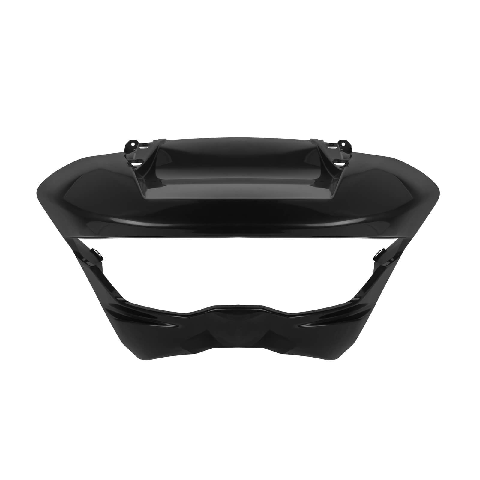 FR007401 mactions Vivid Black Outer Headlight Fairing for Harley