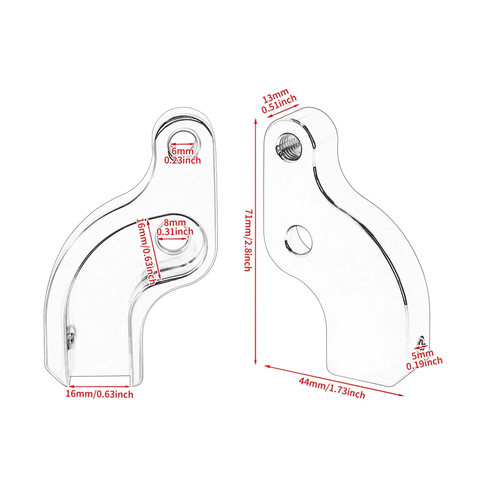 GE000202 mactions Motorcycle Gear Shift Assist size