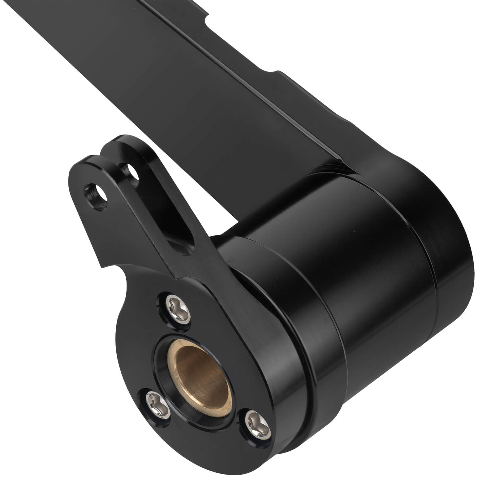 GE001102 Mactions CNC Red Brake Lever for Harley Touring ‘08-’13