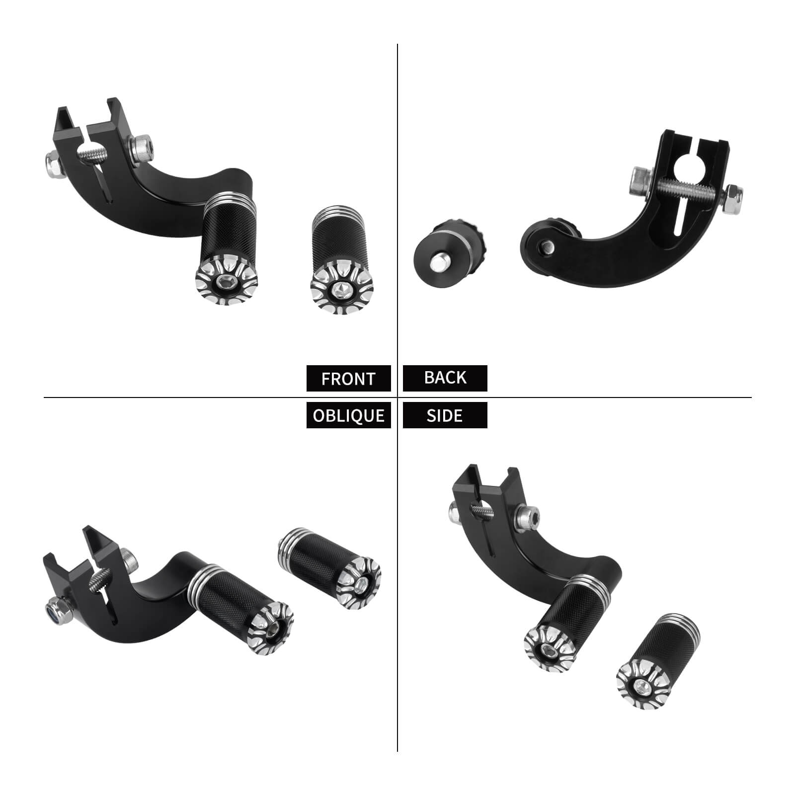 Improved Grip Shift Lever w/ 2 Shifter Pegs Kit for Harley Softail '18-'25 | Mactions