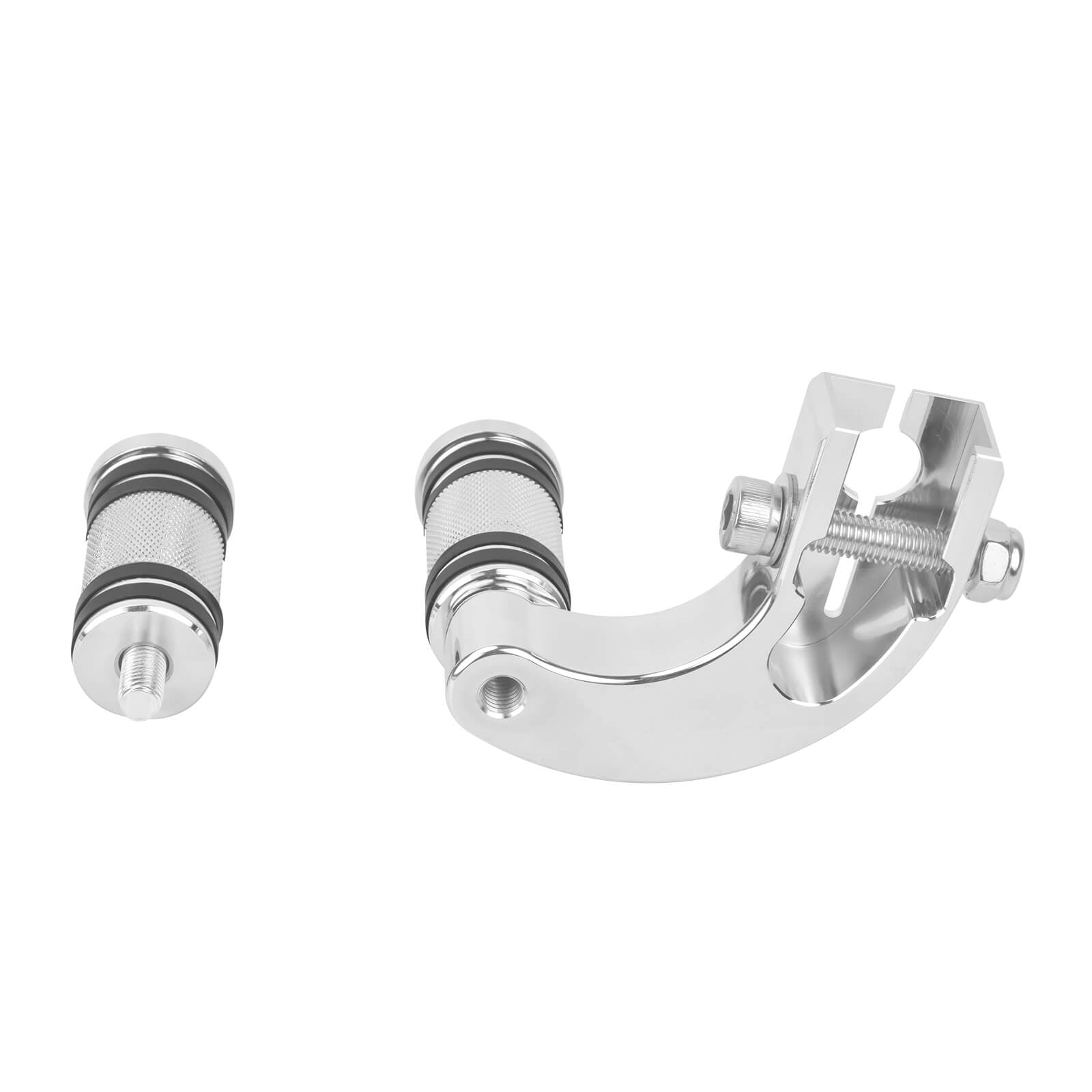 GE001602 Mactions Mid-Control Shift Lever Kit for Harley Softail '18-Up Chrome