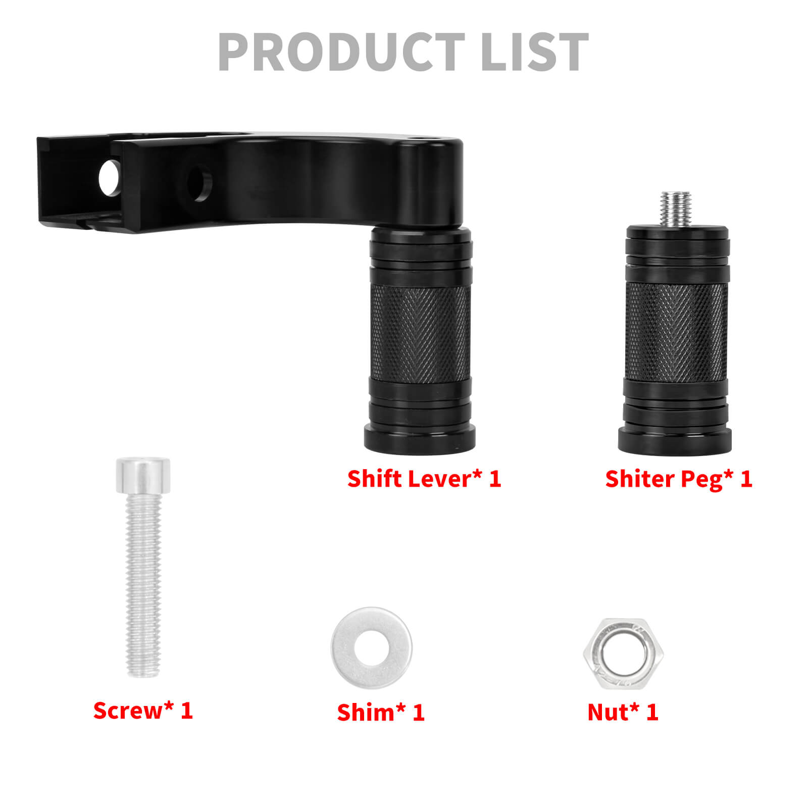 GE0016 Mactions Mid-Control Shift Lever Kit for Harley Softail Product List