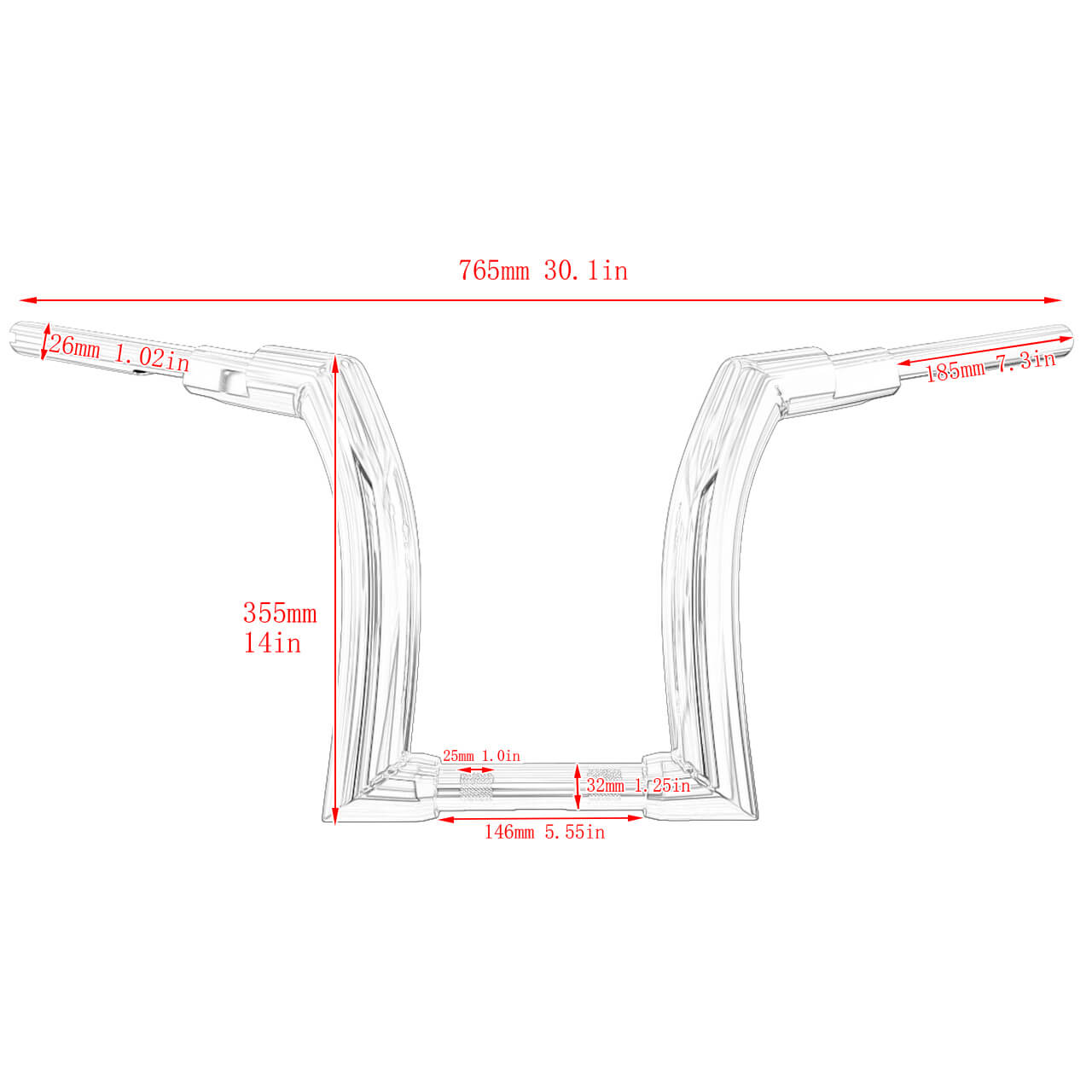 GP005205-mactions-14inches-rise-handlebar-for-harley-size
