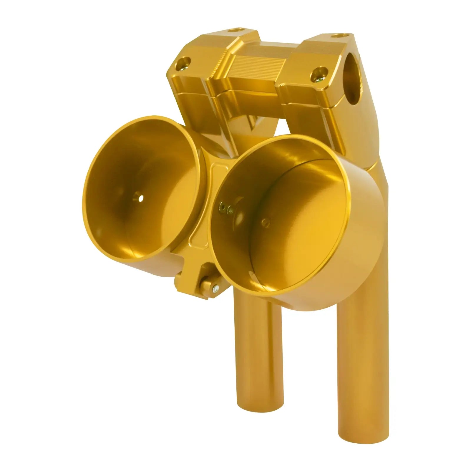 10" Handlebar Riser Adjustable Instrument Twin Gauge Bucket For Harley Softail Low Rider S '17-Up | Mactions