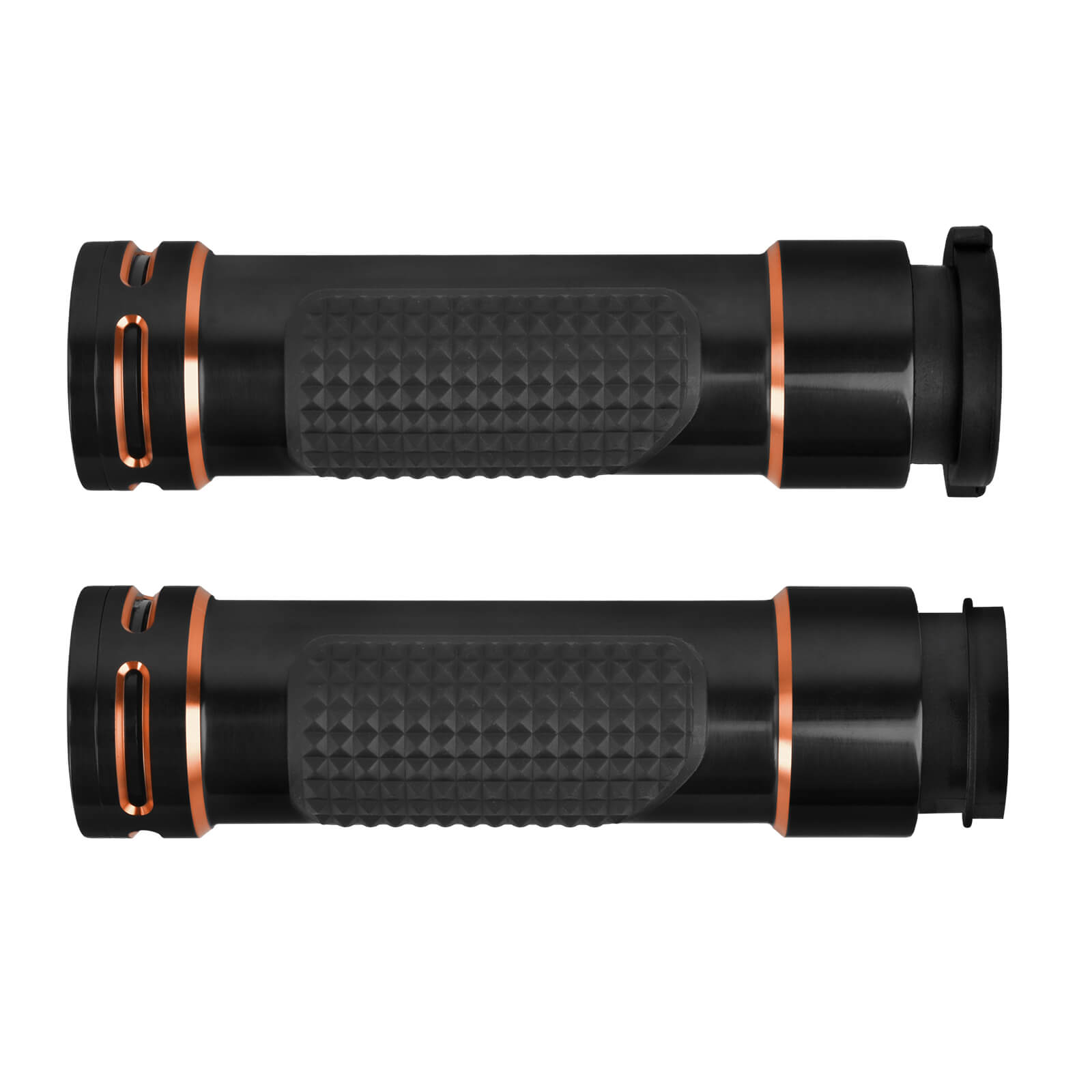 GP008901_Mactions_Premium 1" Electronic Throttle Hand Grips for Harley Trike Touring Orange