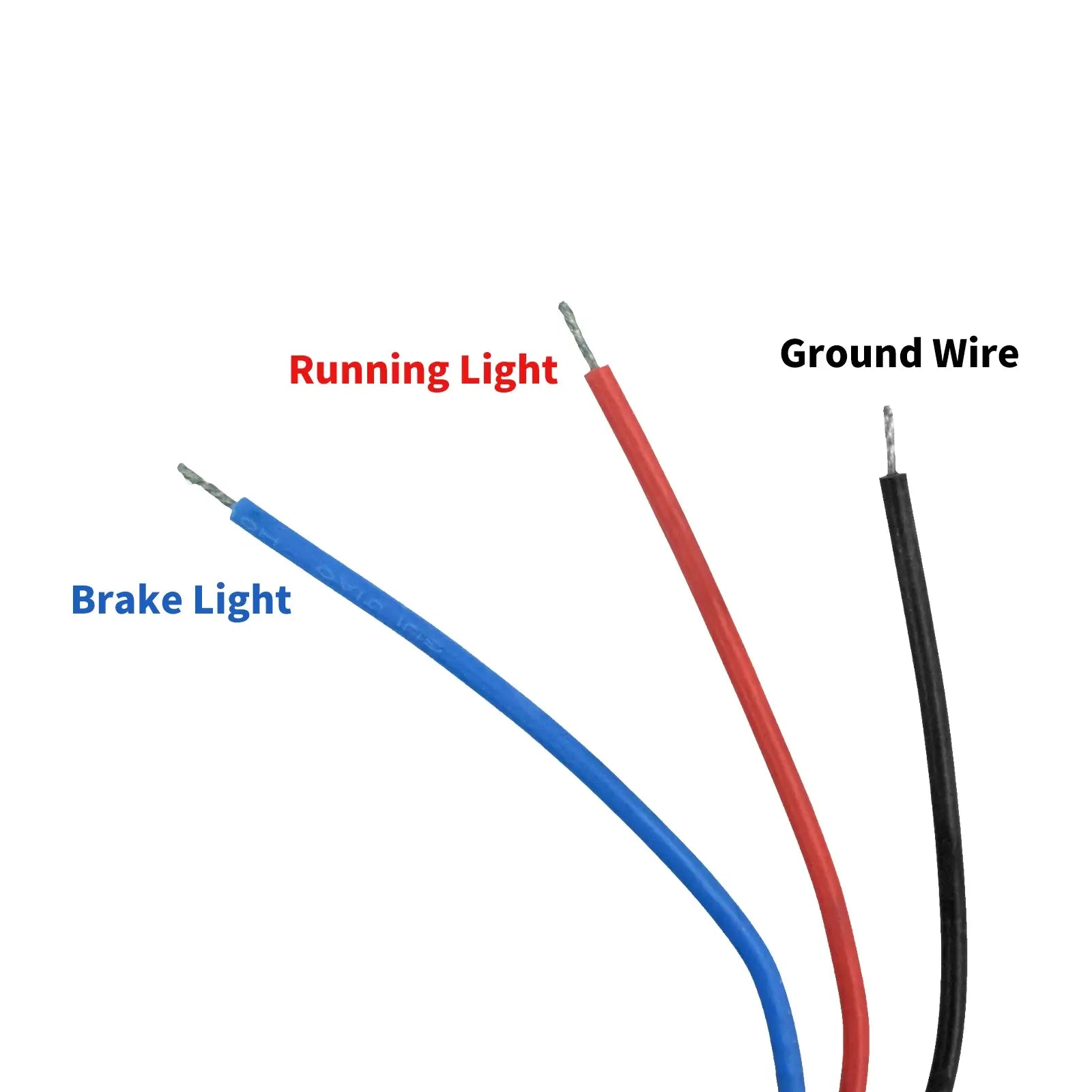 LA005101 mactions Motorcycle LED Taillight Brake Running Light for harley - wires