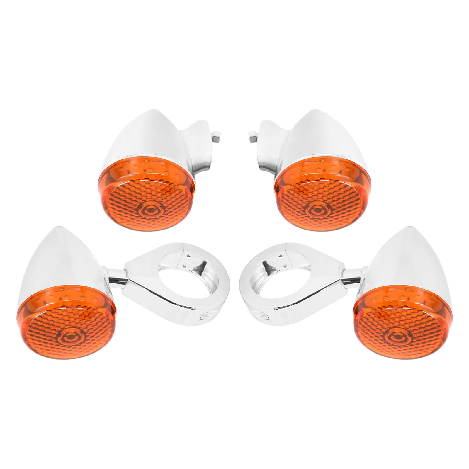 LA007304 mactions Front Rear LED Turn Signal Lights for harley sportster