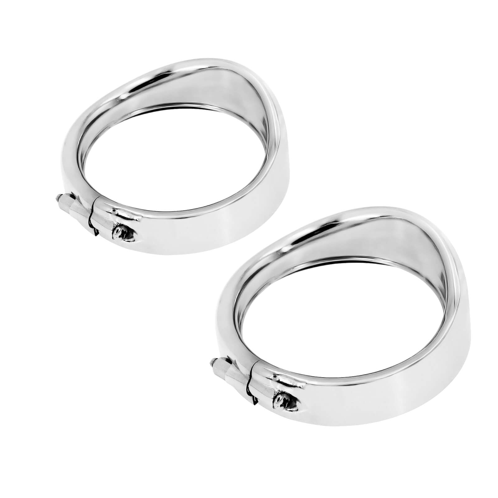 Visor Style Turn Signal Trim Ring Cover for Harley Touring Softail | Mactions