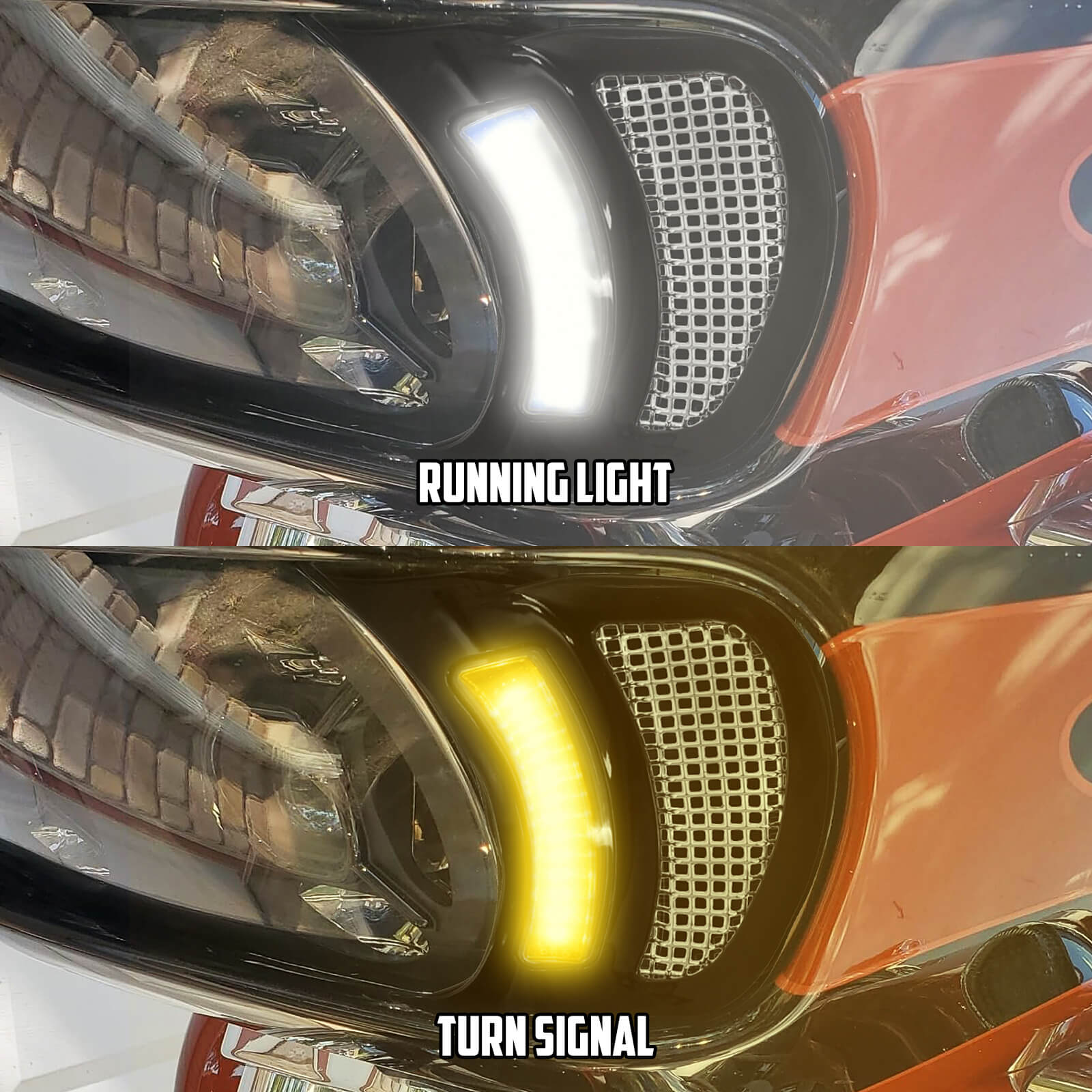 Headlight Vent Accent LED Side Lights for Harley Road Glide Model 2015-up | Mactions