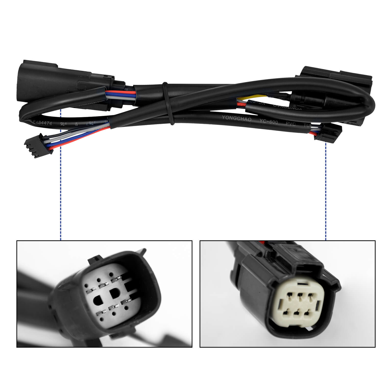 LED Rear Saddlebag Filler Lights Taillights for Harley FLHTCU FLHTCUL FLTRU 2014-up | Mactions