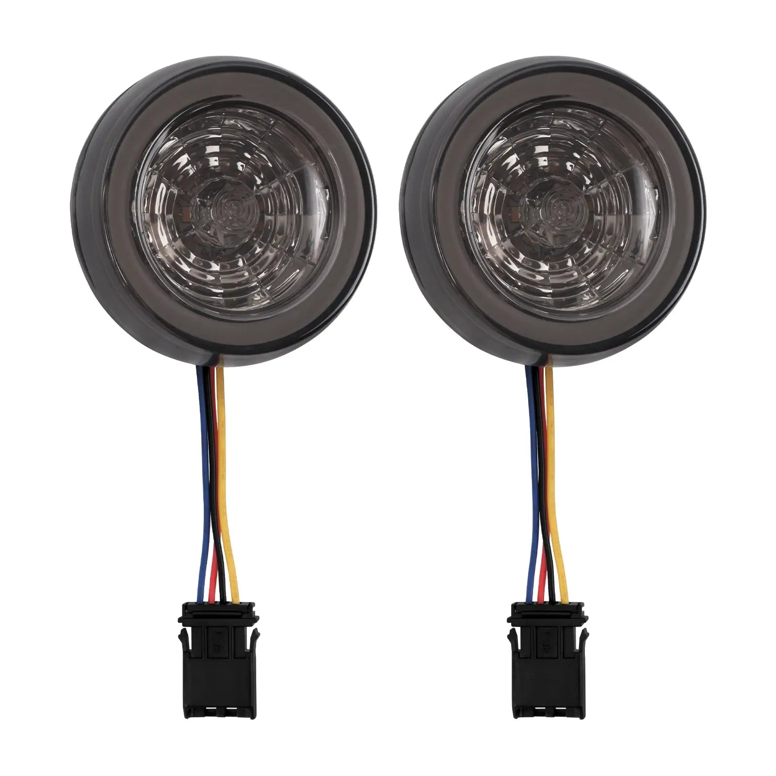 LA022201 mactions Rear LED Turn Signal Inserts Bullet Brake Indicators For Harley