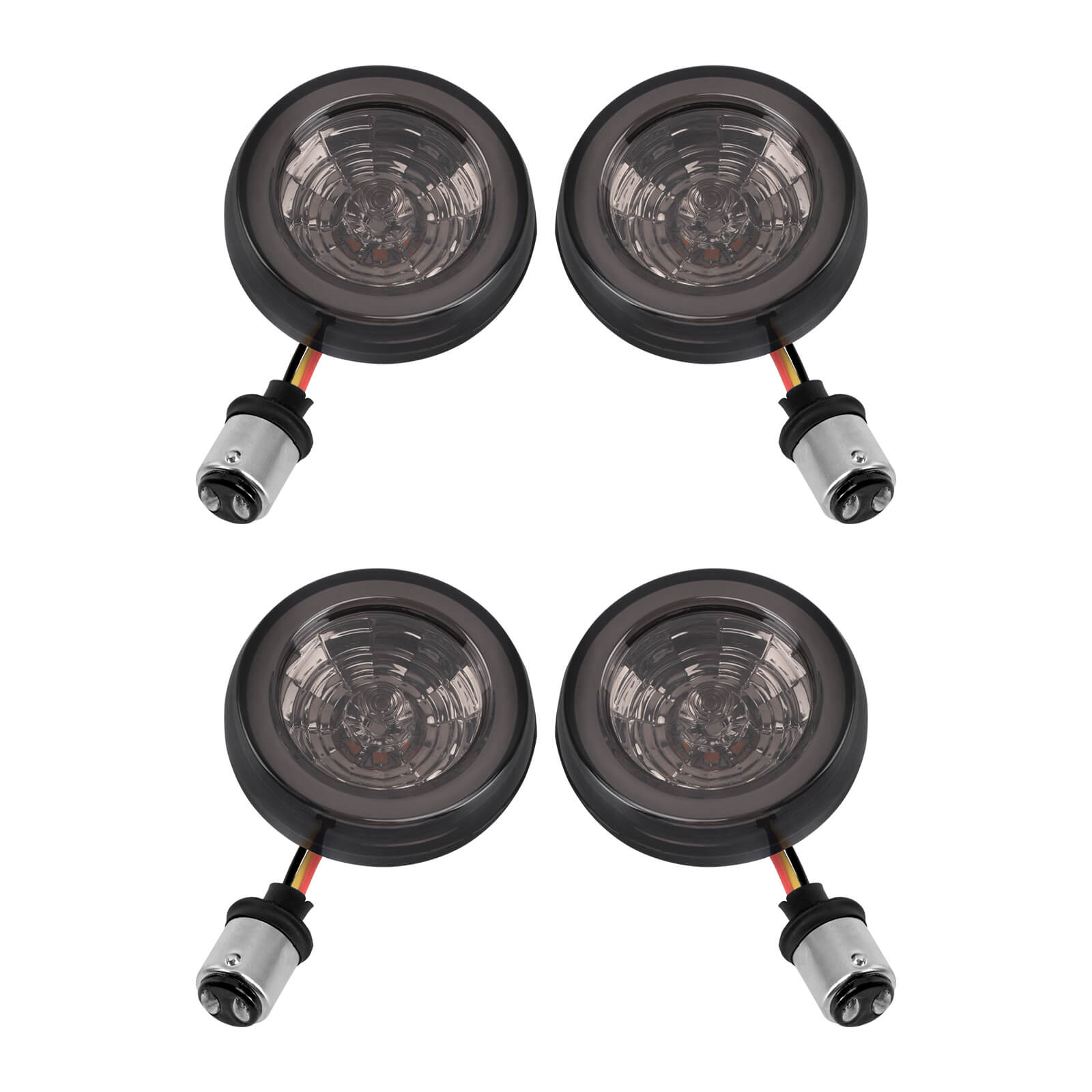 1157 LED Turn Signal Indicator Front&Rear Bullet Lights for Harley Touring Softail Dyna