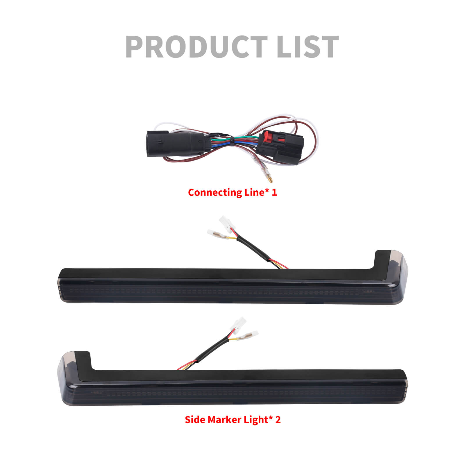 LA024501 mactions LED Tour-Pak Side Marker Light Kit for Harley touring 2006 - product list