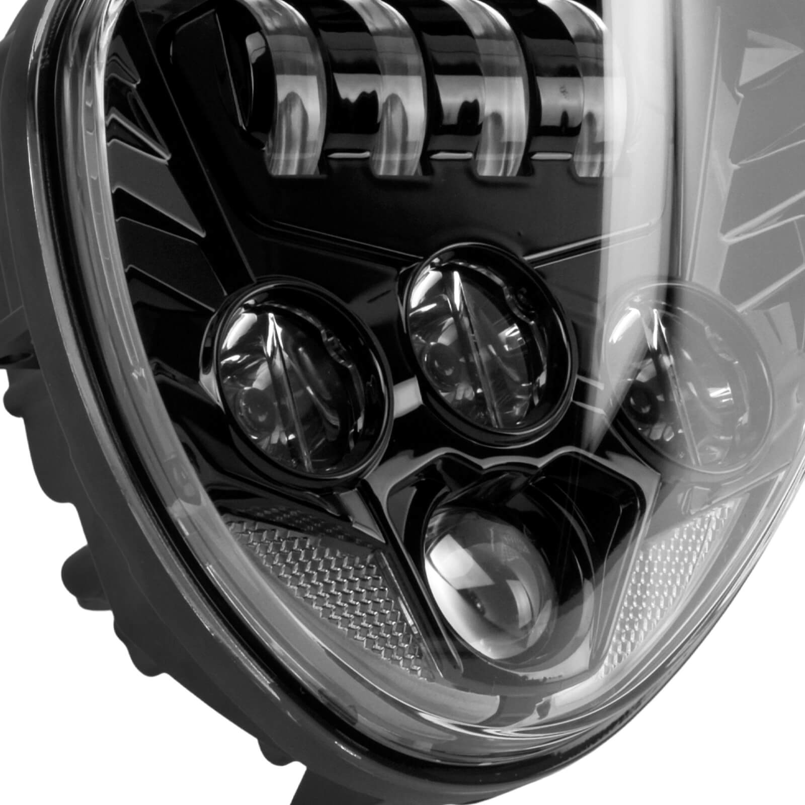 LA026701 mactions bright LED High Low Beam Headlight for harley sportster - details
