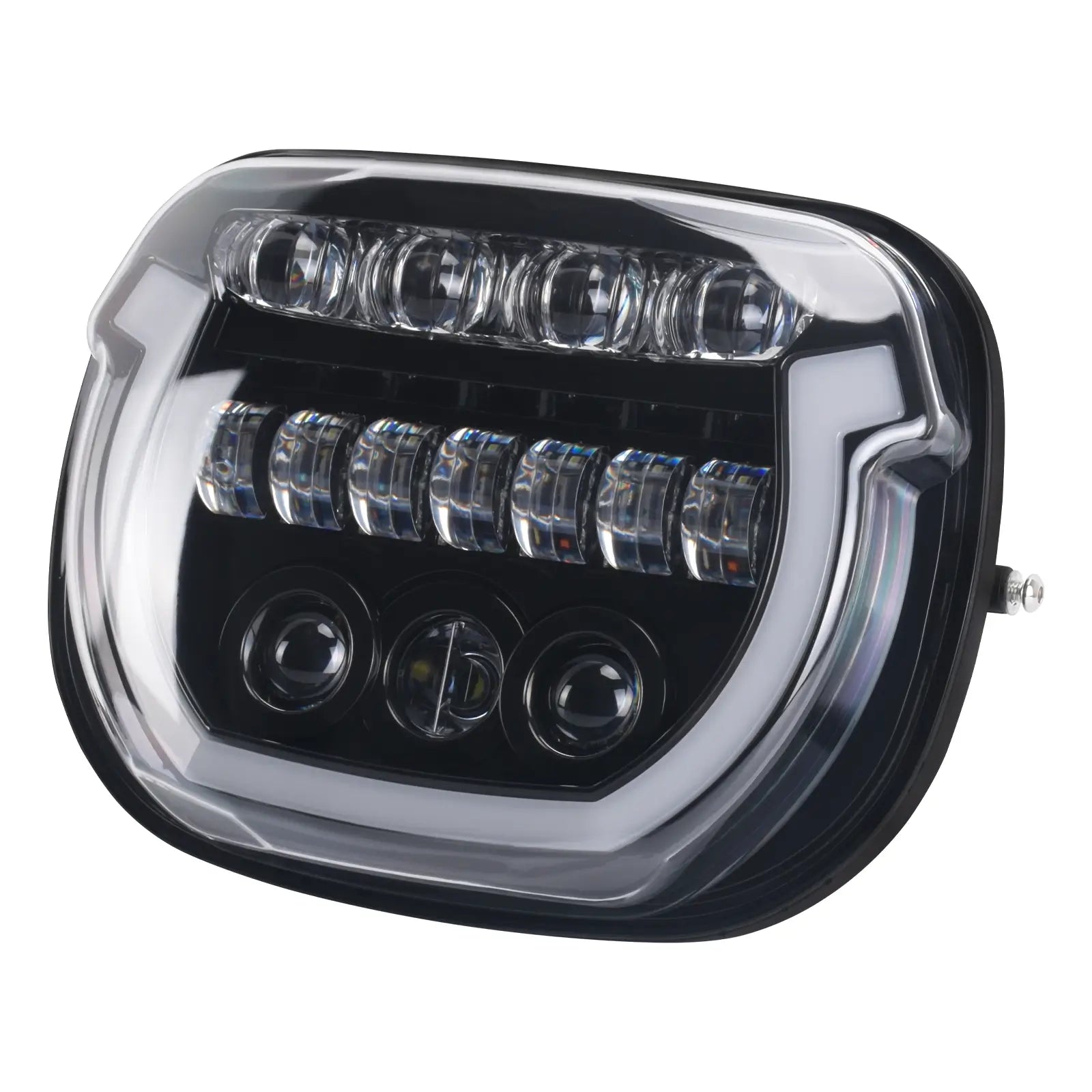 LA027001 mactions Motorcycle LED Headlight For Harley Touring