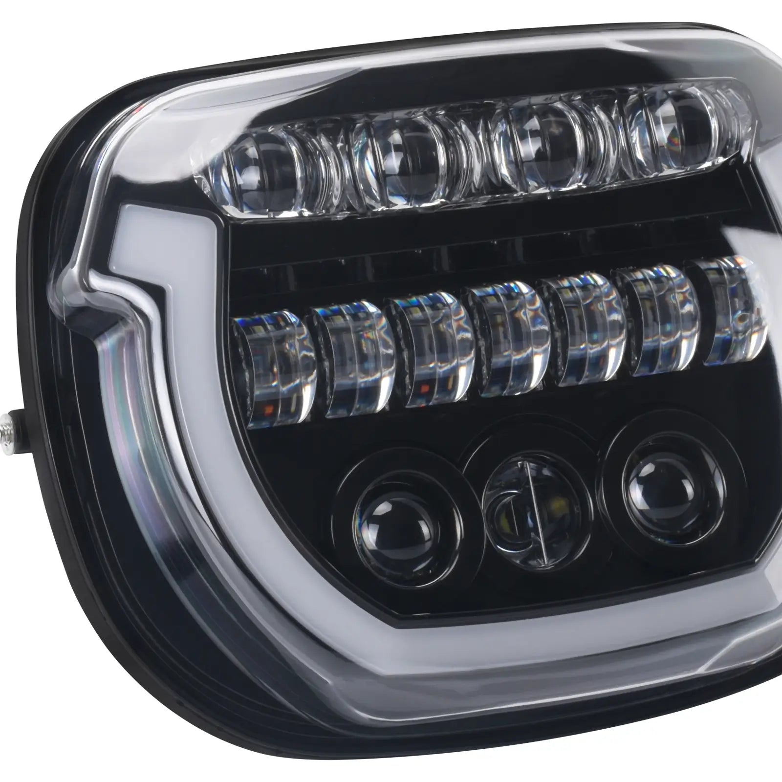 LA027001 mactions Motorcycle LED Headlight For Harley Touring street glide