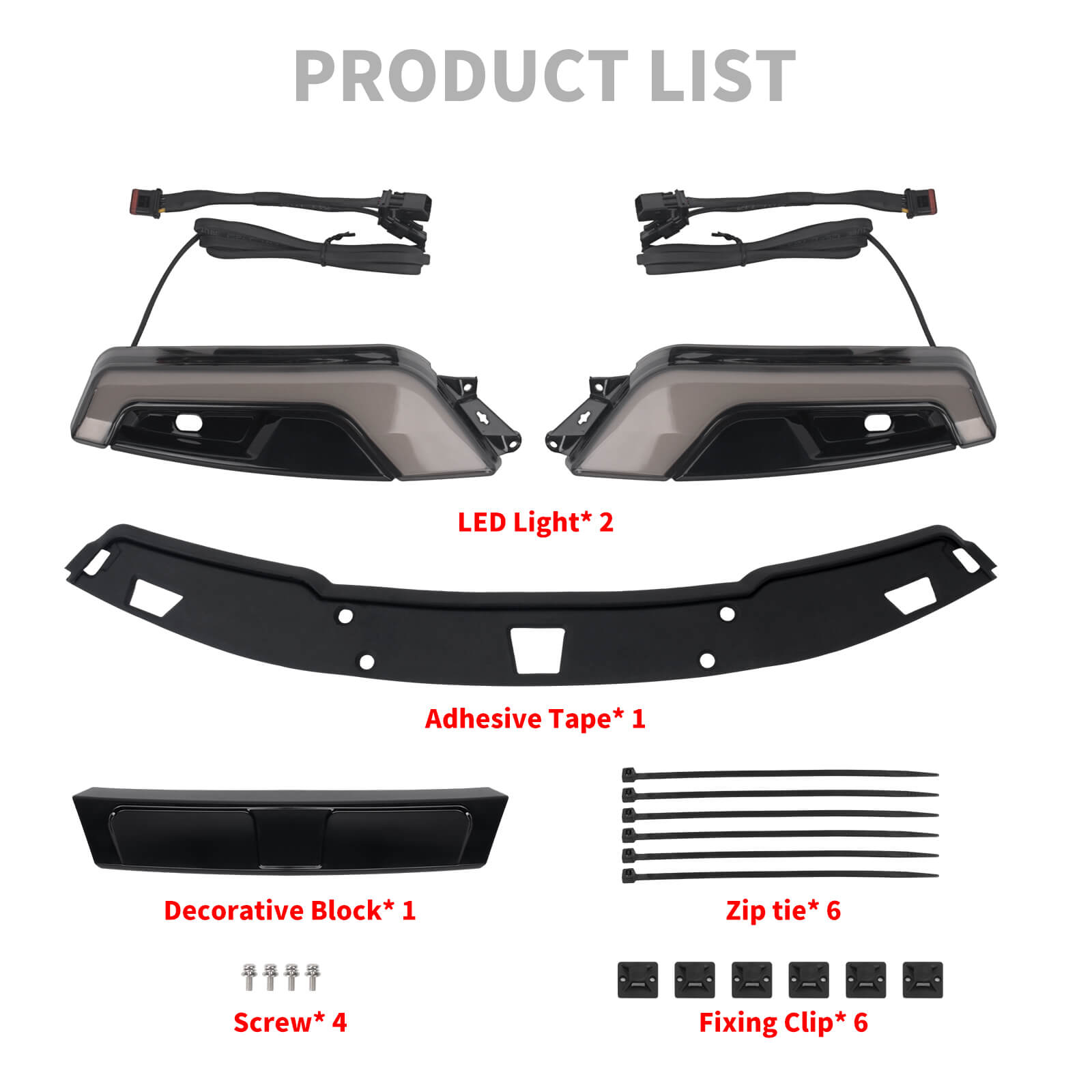 LED Windshield Trim Light Windscreen Turn Signal For Harley Touring ‘14-’25 | Mactions