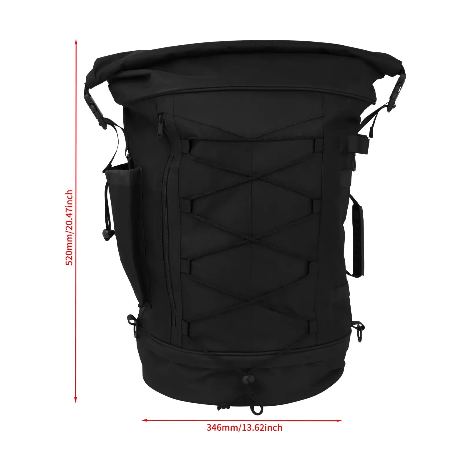 Expandable Motorcycle Travel Luggage Bag Weather Resistant Duffle Bag | Mactions